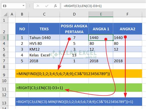 cara menghilangkan 3 digit angka pada excel|Rumus Mengambil atau Memisahkan Angka di Excel.
